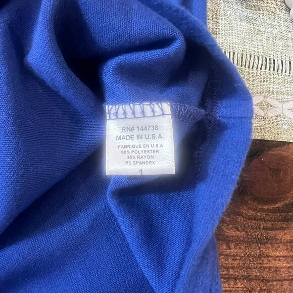 NWT Hye Park and Lune Blue Super Soft Pullover Size 1 - Picture 4 of 5